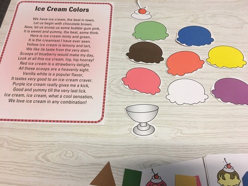 ICECREAM-THEMED Learning Activities Package LAMINATED preschool Daycare - Picture 9 of 12
