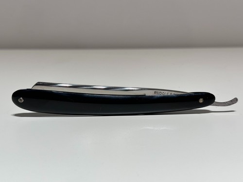 VINTAGE NOS RARE COLLECTIBLE GERMANY STRAIGHT RAZOR "RUDOLF SCHMIDT" SOLINGEN - Picture 3 of 13