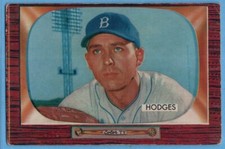 1955 Bowman #158 Gil Hodges VG Brooklyn Dodgers Hall of Fame A7289