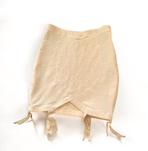 Vintage 60s 'VANITY FAIR' Open BOTTOM Skirt 6 GARTER Skirt GIRDLE ~ Size SMALL - Picture 6 of 10