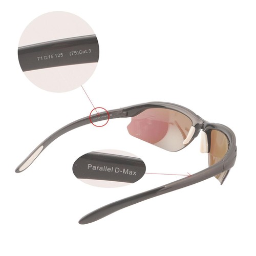 Walleva Yellow Non-Polarized Replacement Lenses For Smith Optics Parallel D-Max - Picture 4 of 7