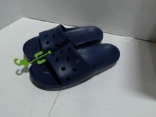 UsedLikeNew_Crocs Unisex Classic Slide Sandals, Navy, 5 Men/7 Women_Navy_Sz7