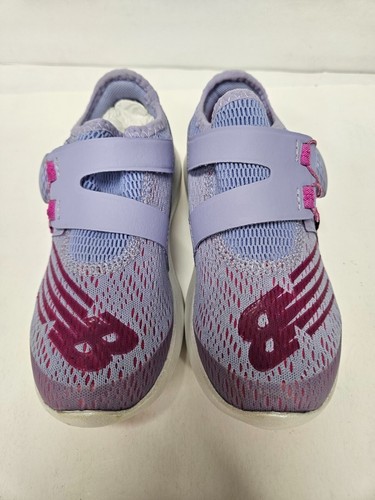 New Balance Unisex-Bambino Boa Kids V1 Running, Eclipse/Vivid Cobalt, Taglia 11 - Foto 3 di 6