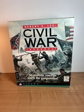 Robert E. Lee Civil War General Big Box PC Game WIN 95 CD Rom  Complete 1996