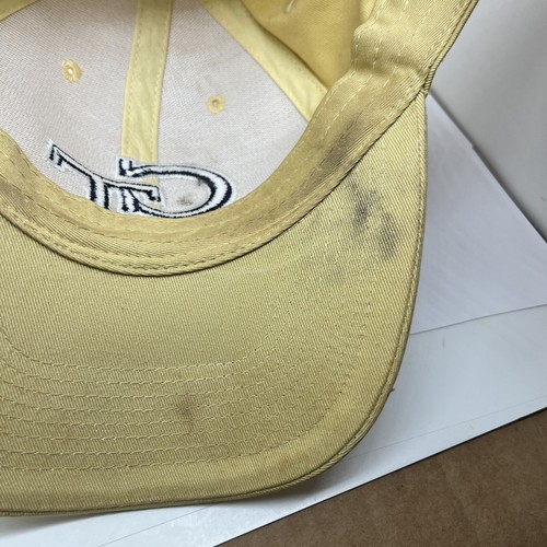 Georgia Tech Yellow Jackets Hat Gold By Russell Strap Back One Size Fits All - Picture 13 of 14