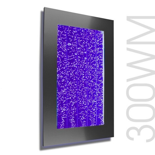 300WMB 30" Wall Mount Bubble Wall LED Indoor Fountain Water Feature Black - Picture 7 of 7