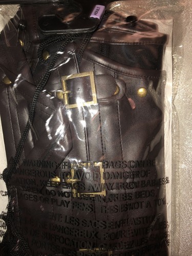 Steampunk Korsett Kostüm Cosplay Schwarz und Gold Neu Größe L - Bild 4 von 7