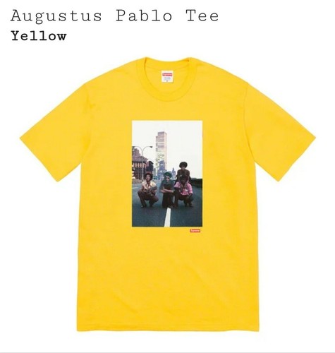 Supreme Augustus Pablo Tee Yellow Size Small - In Hand