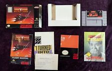 Super Nintendo SNES Turn and Burn No Fly Zone - Complete in Box