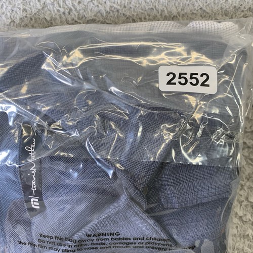 Camisas de golf Travis Mathew (2) medianas con botones azules grises bolsillos a cuadros - Imagen 16 de 16