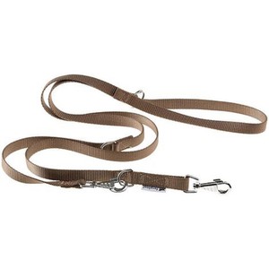 LAISSE NYLON CHIEN MOYEN "FERPLAST " MARRON CLUB GA 20/200