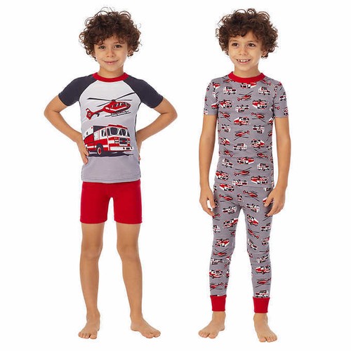 Kirkland Signature Kids Boys' 4-Piece Cotton Pajama Set - Picture 14 of 27