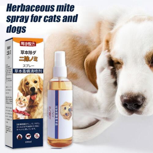 Kräutermilbenspray für Katzen und Hunde. Anti-Insektenspray gegen Läuse Flö Q7R3 - Bild 6 von 11