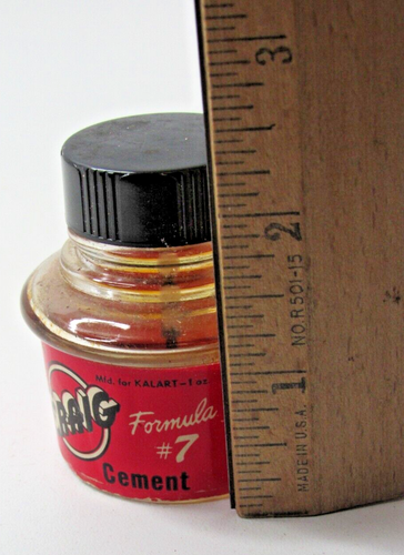 Botella de cemento para empalmar película Craig de colección fórmula 7 algún producto dejado #KR - Imagen 8 de 10