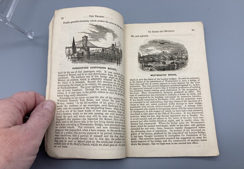 Antique tourist booklet Steam Boat Guide Up the River Thames Hampton late 19th C - Picture 6 of 12