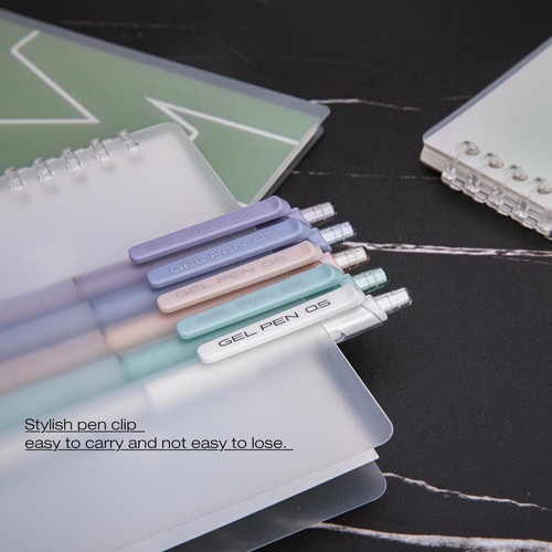 8 Pcs Gel Pens Fine Point Pens0.5mm Black Quick Dry Ink Smooth Writing Japane... - Picture 6 of 7