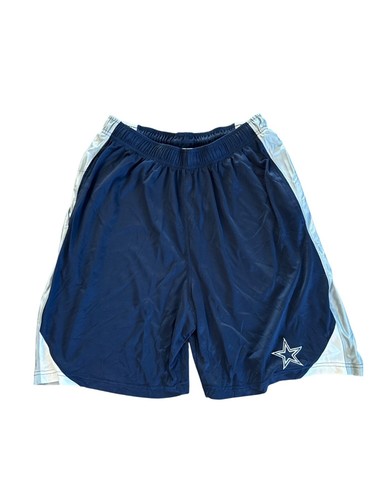 Dallas Cowboys Authentic Mens Athletic Shorts XL Navy & Silver