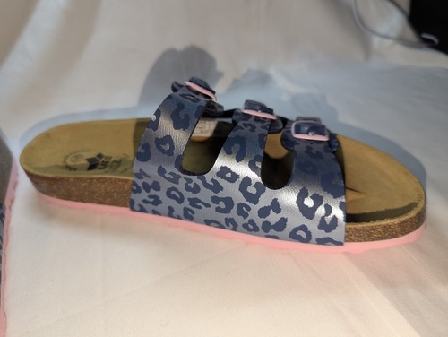 Sandalias de mujer sin cordones deslizantes mulas animal print rosa de Lico talla 5 UK #49 - Imagen 4 de 9