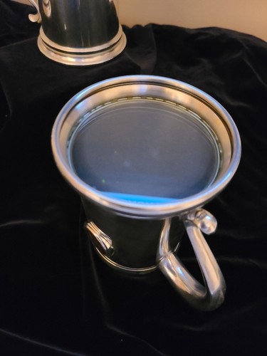 4 Kirk Stieff Glass Bottom Pewter Tankards Statue Liberty Centennial 1986 - Picture 7 of 14