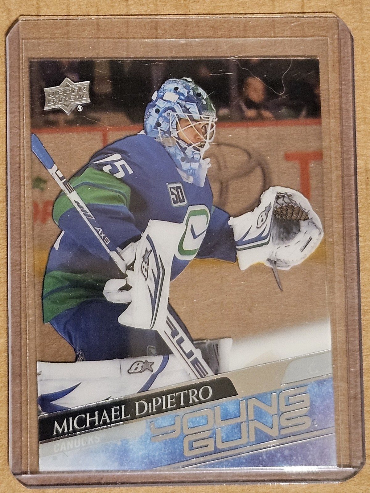 2020-21 Upper Deck Young Guns Clear Cut 206 Michael DiPietro
