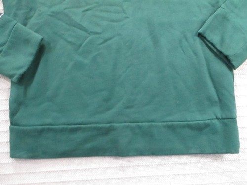 Jack Jones Men Sweatshirt Large Green Crew Neck Pullover Core Fleece Lined Solid - Picture 4 of 11