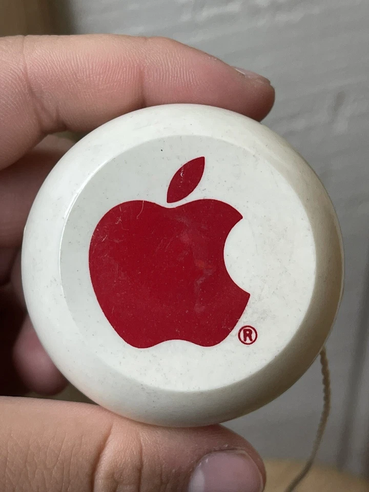 Vintage Apple Computers Inc Logo YO-YO Promo Rare Red Apple Logo Employees See! - Image 3 of 4