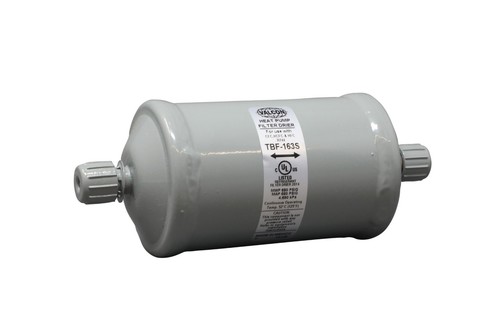 Emerson Valcon TBF 163S 3/8" ODF Bi-Flow Liquid Line Filter Drier, 16 Cubic Inch - Picture 1 of 2