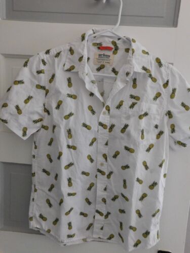 Urban Pipeline Max wear boys shirt short sleeve Pineapple size XL Preowned - Picture 1 of 5