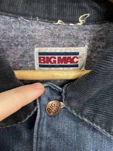 Vintage 70s JC Penney Big Mac Workwear USA Denim Blanket Chore Coat Barn Jacket - Bild 2 von 5
