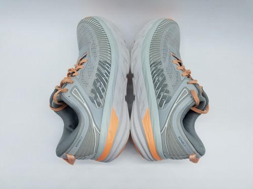 Hoka One One Bondi 7 Women's Size 11 Running Shoe Harbor Mist Sharkskin - Picture 7 of 12