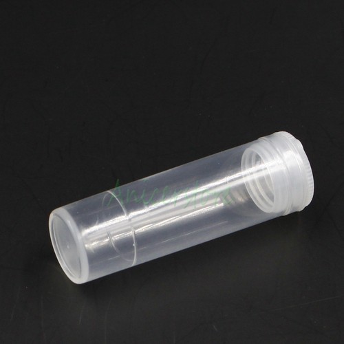 10X Plastic 6ml Mini Empty Clear Transparent Bottle Jewelry Pills Storage Vials - Picture 4 of 6