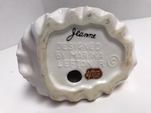 FIGURA DE JUANA IZQUIERDA pintada a mano como nueva 6" de alto - Imagen 7 de 9