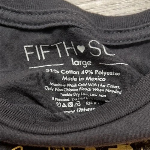 Lot of 4- various sizes L/XL Graphic Kids crop T-Shirts - Black/Grey - Picture 8 of 9