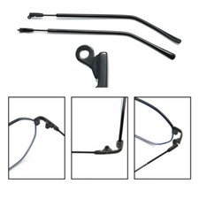 1 Pair Replacement Metal Arm Temple Glasses Sunglasses Repair 140mm Gold Durable