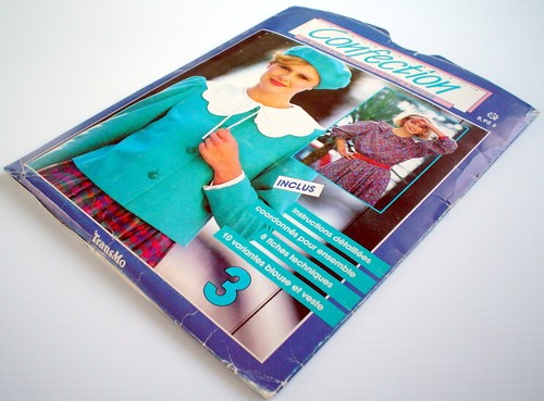 POCHETTE DE 1984 CONTENANT PATRONS GRANDEUR NATURE, ET FASCICULE 24 SEITEN, Nr.3 - Bild 3 von 9