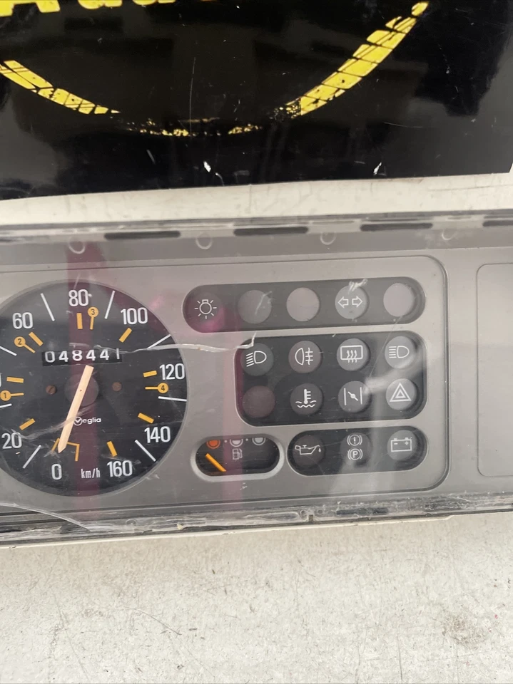 Renault R5 Tacho Kombiinstrument 134005X Jaeger scheibe kaputt  160km/h Veglia - Bild 3 von 4