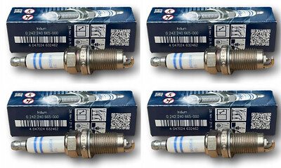 4x BOSCH 0242240665 Zündkerze für AUDI A3 VW GOLF POLO 1.2
