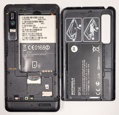 Smartphone Motorola Milestone 3 III XT861 - Negro (Illinois Valley) Súper Raro - Imagen 5 de 6