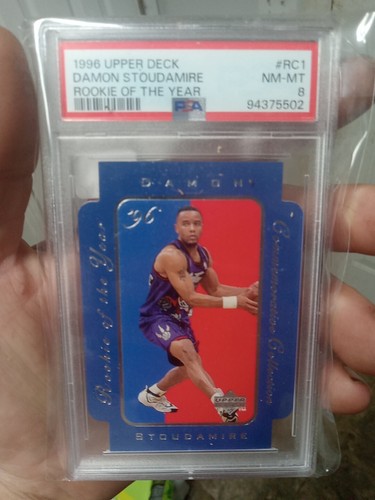 Damon Stoudamire #RC1 1996 Upper Deck Rookie of the Year card