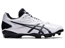 ASICS Baseball Shoes STAR SHINE 3 Spike Shoes Standard 1123A033 White Navy