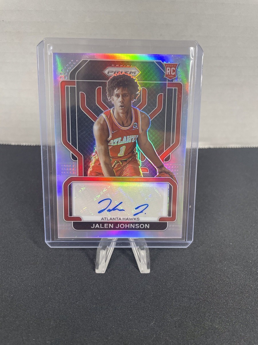 2021-22 Panini Prizm Jalen Johnson Rookie Auto SILVER Prizm 2021-22 Panini Prizm Jalen Johnson Rookie Auto SILVER Prizm