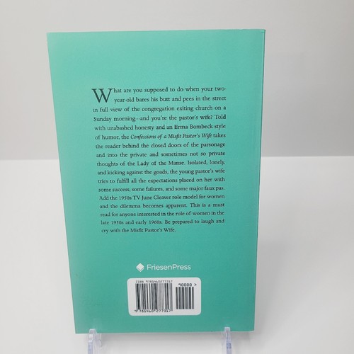 SIGNED Confessions of a Misfit Pastors Wife Barbara Mosier Smythe PB 1st Ed 2016 - Picture 4 of 6