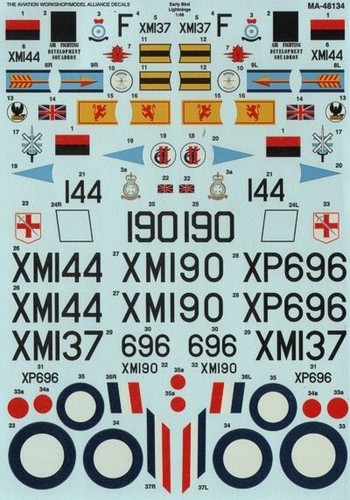 ML48134 Model Alliance 1:48 RAF Early Birds BAC / EE Lightning F.1 / F.3 - Picture 4 of 4