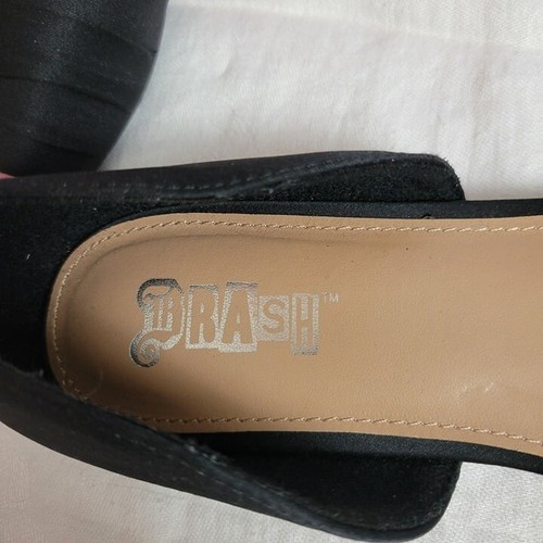NEW Drash Size 8 Women's Shoes black w/bow/ruffle Sandals slip on NWT - Picture 5 of 10