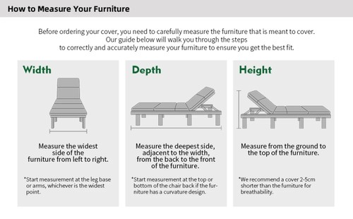 Lounge Cover Waterproof Garden Patio Chair Covers Weather Furniture Protective - Bild 7 von 14