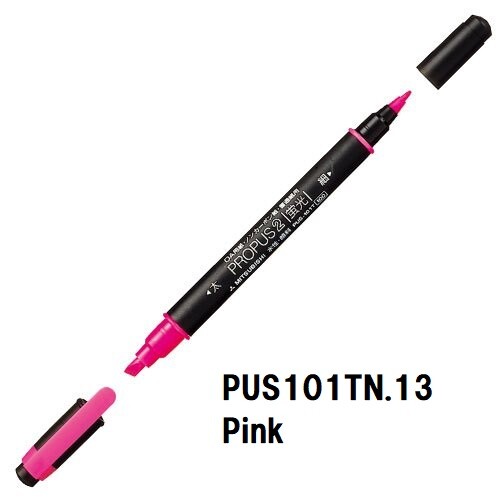 Uni Propus 2 Textmarker Stift Wählen Sie aus 5 Farben Versand aus Japan PUS-101T-N - Bild 2 von 8