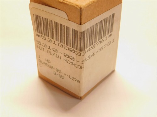 50 Mil-Spec MS35649-64 / 5310-00-934-9761 Dadi esagonali lisci inox 6-32 5/16"  - Foto 2 di 2