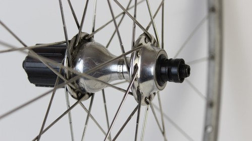 Vintage Mavic Open S.U.P. SBP Wheelset Campagnolo Chorus Hubs 700C Clincher - Picture 9 of 10