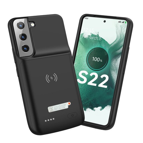 Wireless Battery Case For Galaxy S21 S22 S23 S24 Ultra Power Bank Charging Cove - Picture 16 of 49