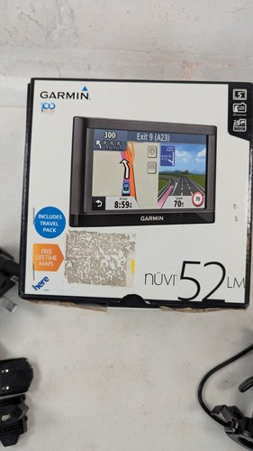 Garmin Nuvi 52 LM Sat Nav 24 Western Europe Free Lifetime Maps Travel Pack Box - Picture 16 of 21